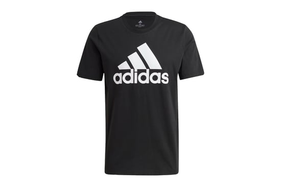 Men's adidas Essentials Big Logo T-Shirt in Black - Image 4