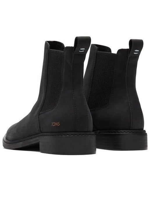 TOMS Charlie Leren Dames Zwarte Laarzen - Image 2