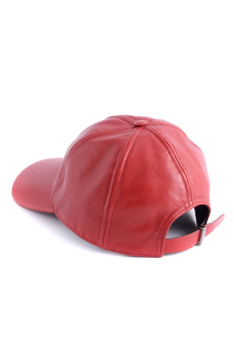 Dolce & Gabbana Men Leather Baseball Cap - Image 2