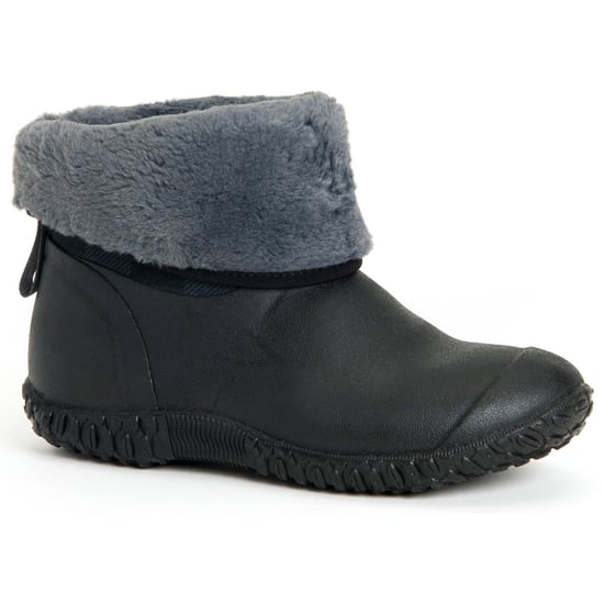 Muck Boots Muckster II Mid Rubberen Zwart/Grijze Geruite Regenlaarzen - Image 5