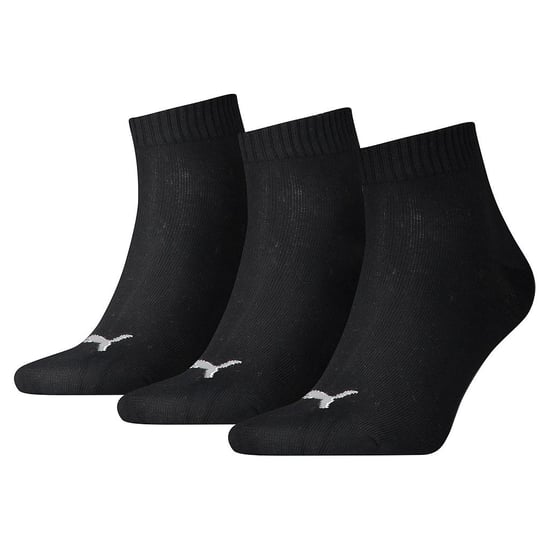 Puma Unisex Kwartaaltraining voor volwassenen (Pakket van 3) (Zwart) - Image 1