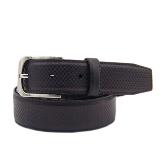 Men's Casual Leather Belt in Black