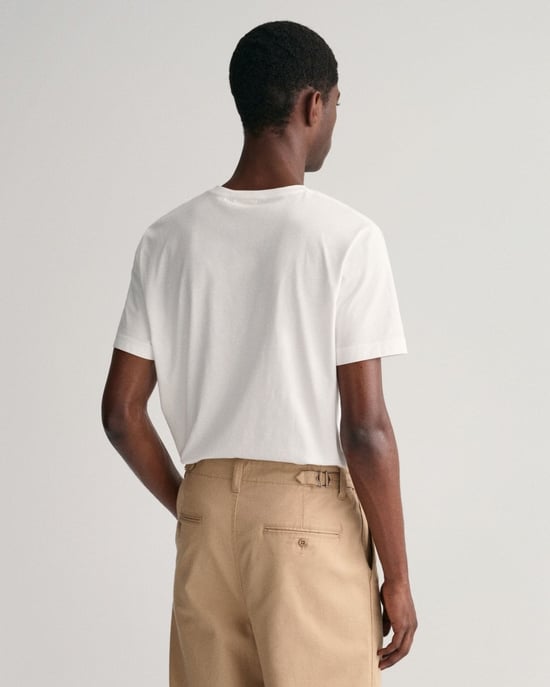 GANT Mens Regular Fit Short Sleeve Shield Logo T-Shirt - Image 2