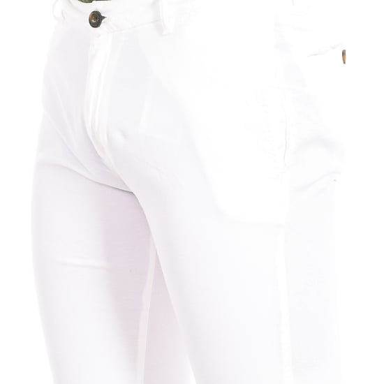 Long trousers with straight cut and hems TMT014-TL121 for men
