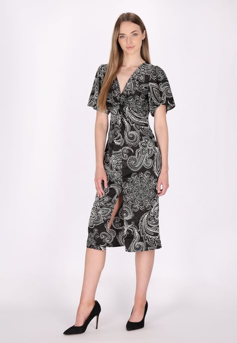 Dreimaster Jurk Dames zwart wit - Image 2