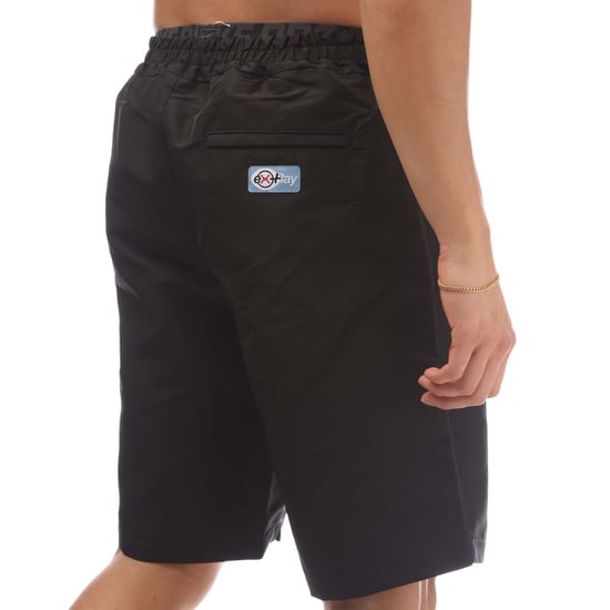 Men's Heron Preston Ex-Ray Nylon Shorts in Black