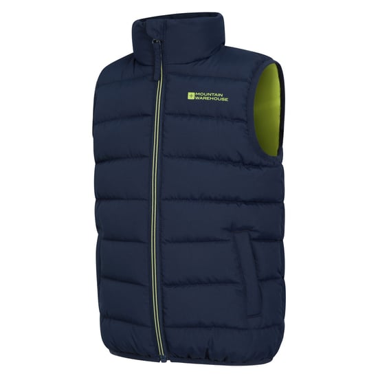 Mountain Warehouse Kinder/Kinder Rocko Gewatteerd Gilet (Donkerblauw) - Image 3