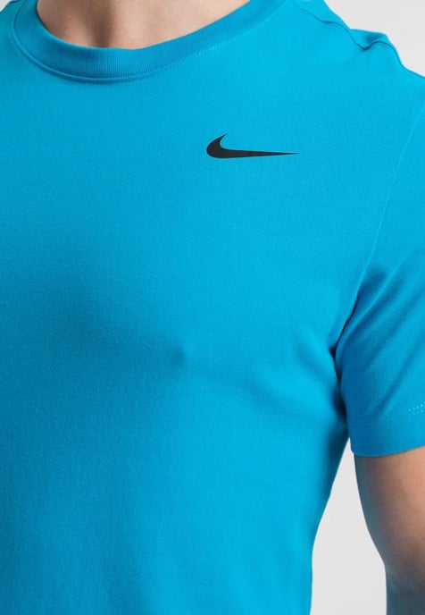 Nike Dri-FIT T-shirt in blauw - Image 4