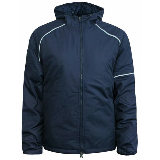 Nike ClimaFit Long Sleeve Zip Up Navy Blue Womens Hooded Jacket 261406 NAVY - Image 1