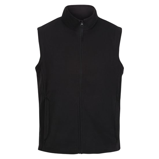 Regatta Mens Micro Fleece Bodywarmer / Gilet (Black)