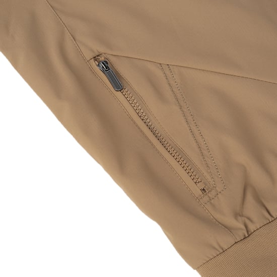 Heren Bomberjack met opstaande kraag, overgangsjack voor de herfst, casual sportjack Khaki - Image 6