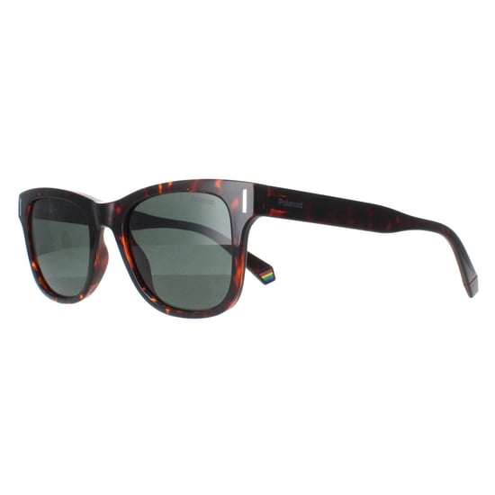 Polaroid Rectangle Unisex Havana Green Polarized PLD 6206/S