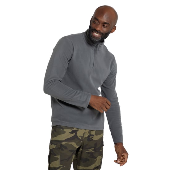 Mountain Warehouse Heren Camber II Half Zip Fleece Top (Grijs) - Image 1