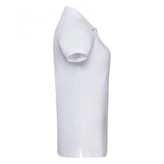 Russell Dames/dames Stretch Short Sleeve Polo Shirt (Wit) - Image 3