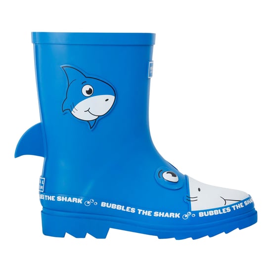 Regatta Childrens/Kids Mudplay II Bubbles The Shark Wellington Boots (Blue)