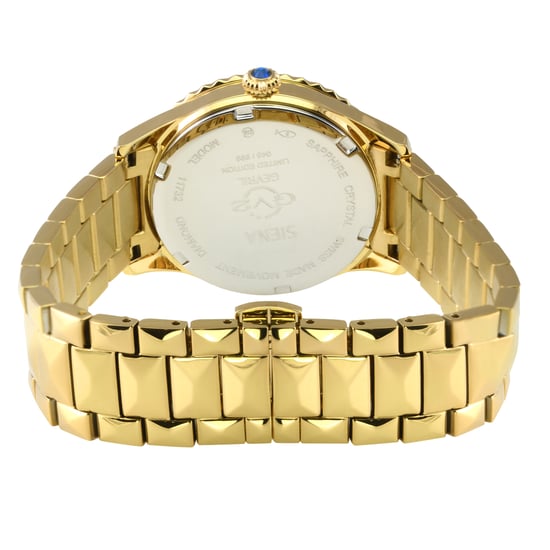 Siena Swiss Quartz MOP Dial 316L Stainless Steel Diamond Watch - Image 3