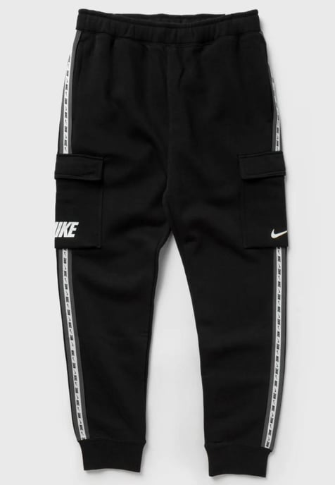 Nike Fleece Sportswear trainingspak voor heren met ronde hals in zwart - Image 4
