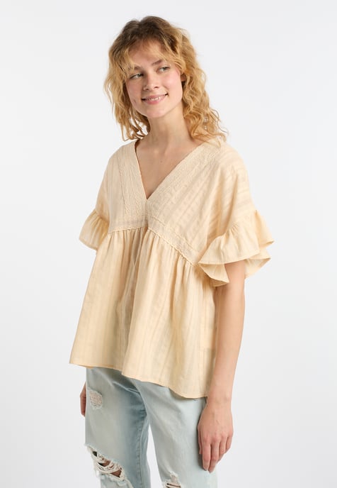 Dreimaster Tuniek Dames Beige crème - Image 3