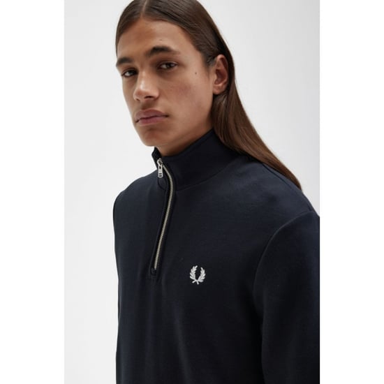 Fred Perry Mens Half Zip Sweatshirt