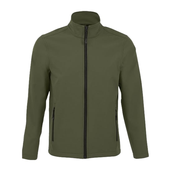 SOLS Heren Race Soft Shell Jas (Leger) - Image 1