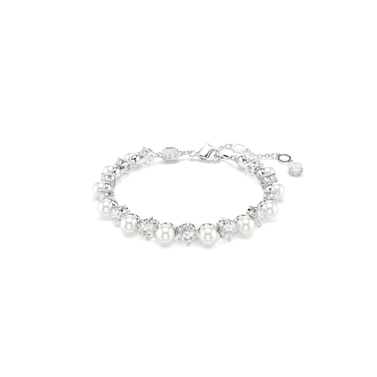 Swarovski 'Matrix Pearl' Dames Basis Metalen Armband - Zilver 5689625 - Image 1