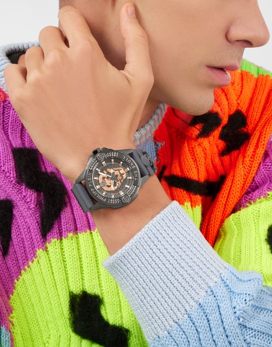 Philipp Plein The $kull Heren Horloge Grijs PWAAA2324 - Image 3