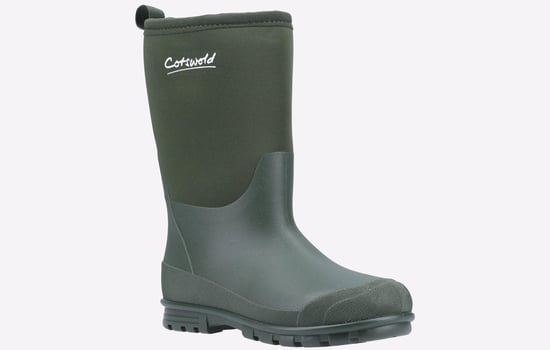 Cotswold Hilly Neoprene Tpr+neopreen Groene Regenlaarzen Voor Kinderen - Image 2