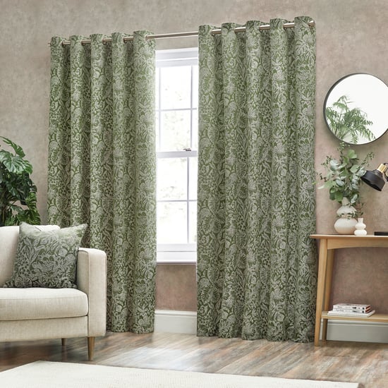 Wylder Bali Botanisch Jacquard Ooglet Gordijnen - Image 1