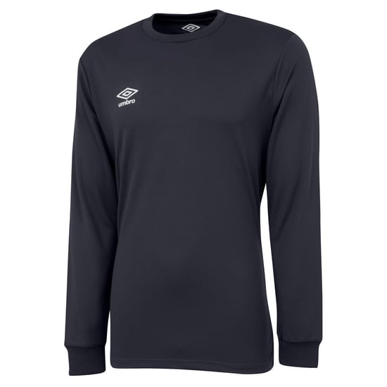Umbro Mens Club Long-Sleeved Jersey (Carbon/White)