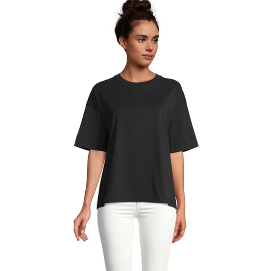 SOLS Dames/Dames Boxy Oversized T-shirt (Diep zwart) - Image 1
