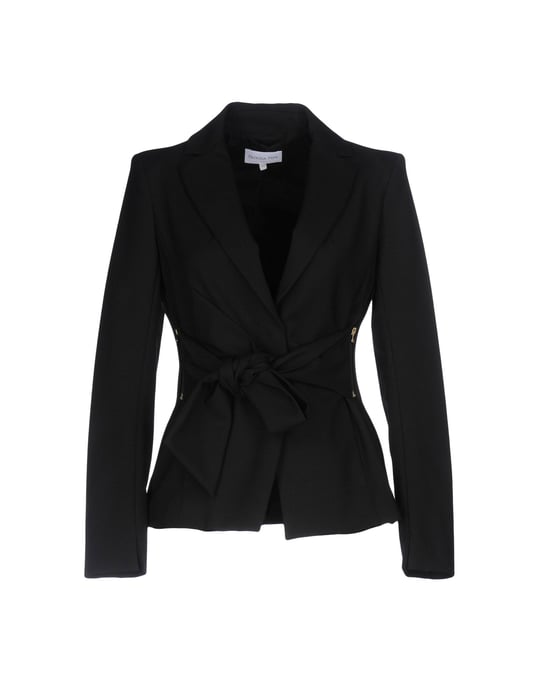 Patrizia Pepe Black Single Breasted Jacket