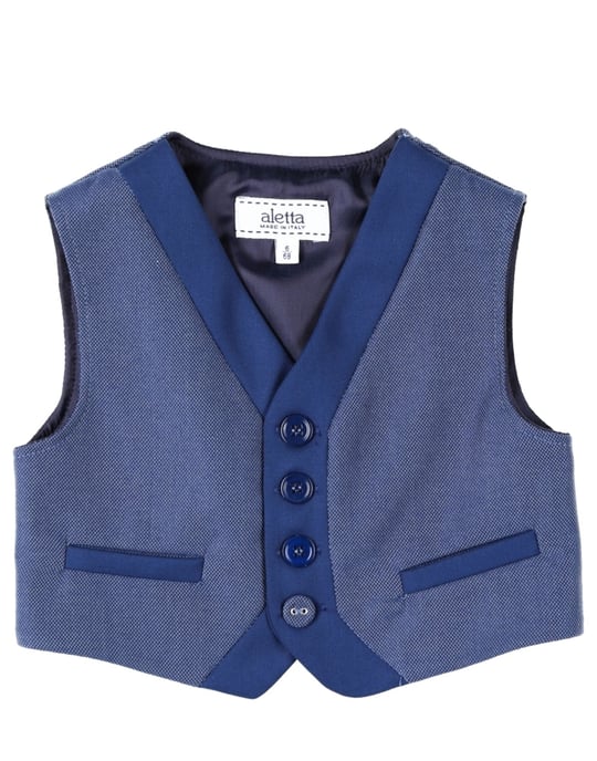 SUITS AND JACKETS Aletta Dark blue Boy Polyester