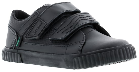 Kickers tovni twin flex leer infant boys black school schoenen & trainers 8 - 12 - Image 1