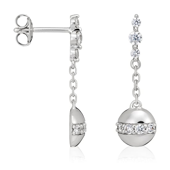 Orphelia Dames 925 Sterling Zilveren Oorbellen - Zilver ZO-5108 - Image 3