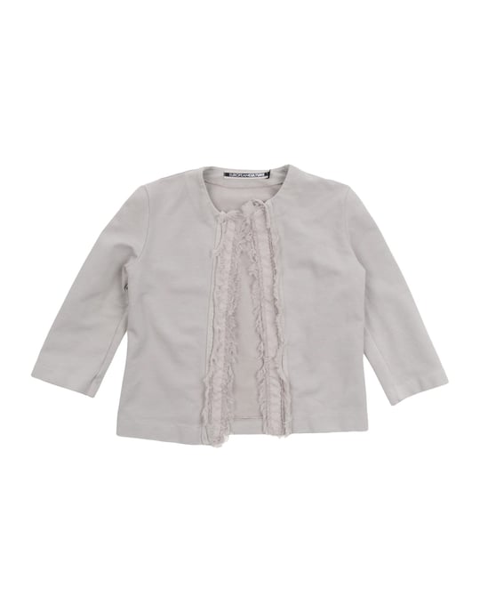 SUITS AND JACKETS European Culture Light grey Girl Cotton