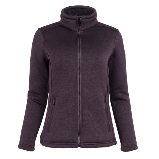 Regatta Dames/Dames Razia II Full Zip Fleece Jacket (Diepe pruim/zwart) - Image 1