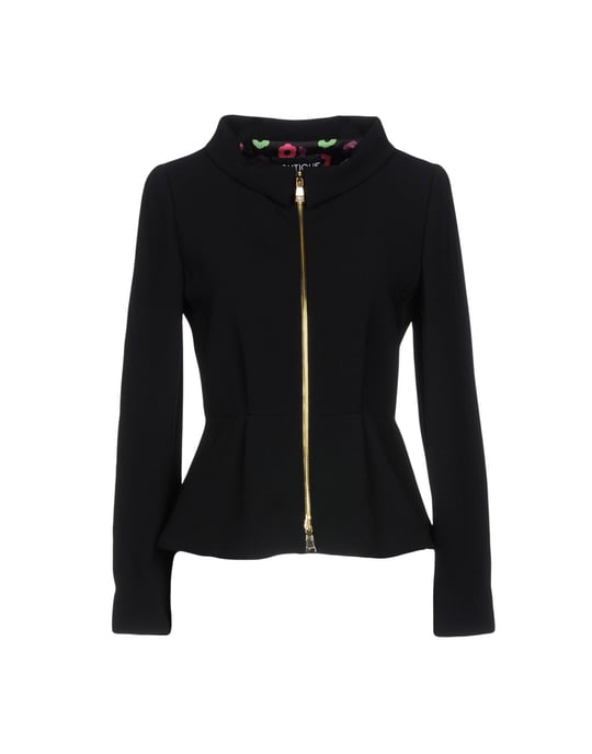 Boutique Moschino Black Crepe Jacket