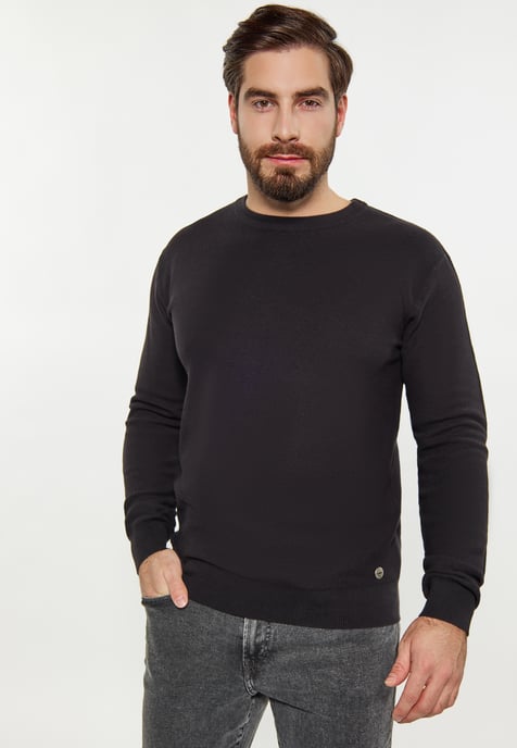 Dreimaster Jumper Heren zwart - Image 3
