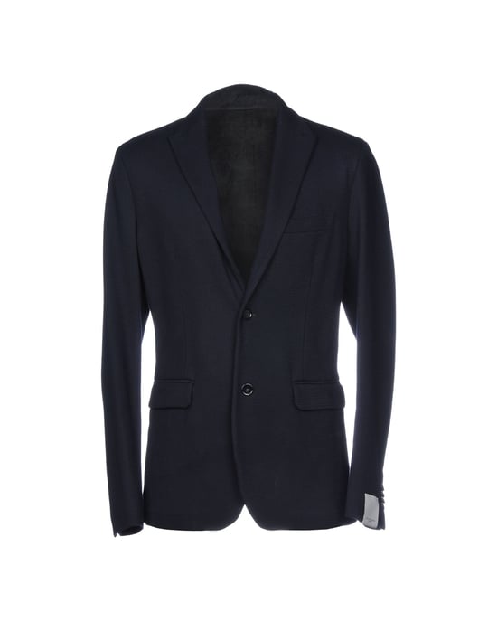 SUITS AND JACKETS Paolo Pecora Dark blue Man Viscose