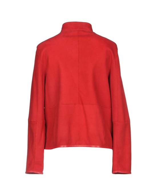 Drome Red Lambskin Leather Jacket