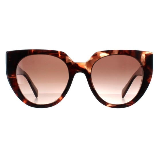 Prada Cat Eye Womens Caramel Tortoise and Powder Brown Gradient PR14WS