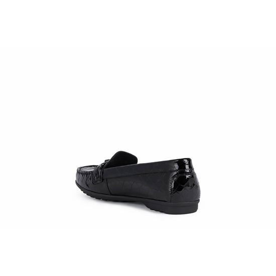 Geox Elidia Runderleren Dames Donkerrode Mocassins Schoenen - Image 5