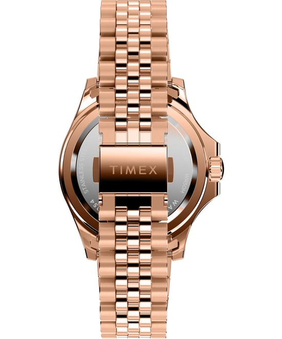 Timex Kaia X Bcrf Dames Roze Gouden Horloge TW2V96700 - Image 2