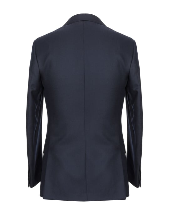 SUITS AND JACKETS Isaia Dark blue Man Wool