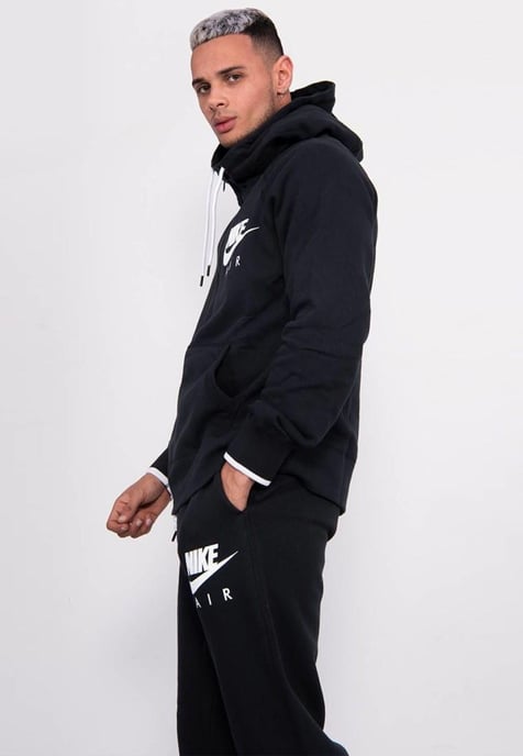 Nike Air heren trainingspak met ritssluiting in zwart - Image 3