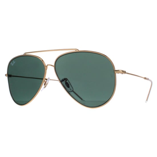 Ray-Ban Aviator Unisex Gold Green RB0101S Aviator Reverse
