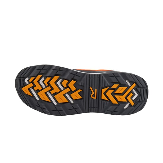 Regatta Mens Crossfort Safety Boots (Flame Orange/Gunmetal Grey)