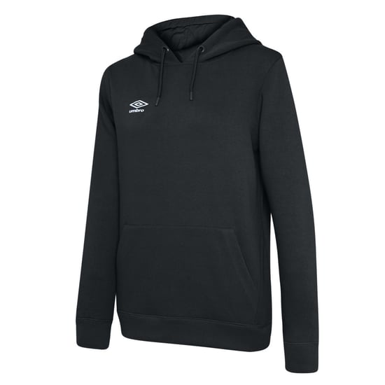 Umbro Womens/Ladies Club Leisure Hoodie (Black/White)
