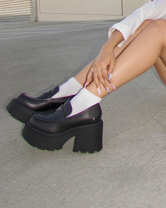 Windsor Smith Zwarte Leren Plateauschoenen - Spolied - Image 6