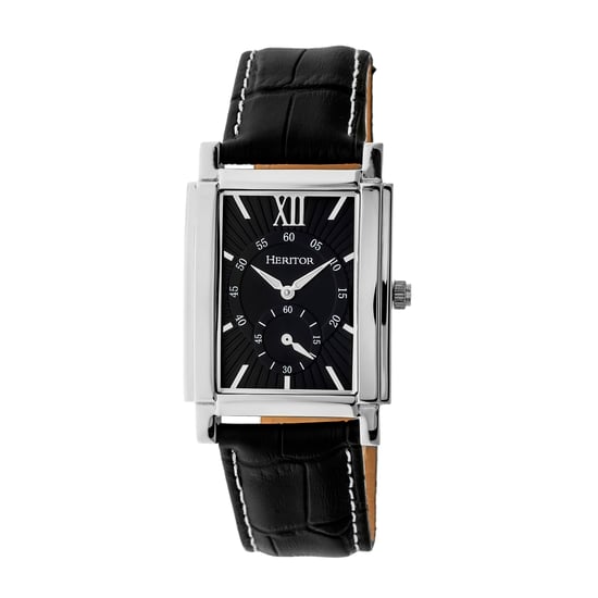 Heritor Automatic Frederick Leather-Band Watch